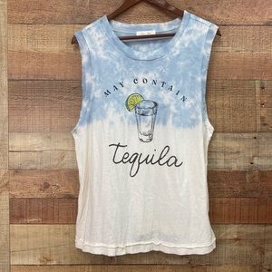 Cleo + Wolf May Contain Tequila Tie Dye Tank
